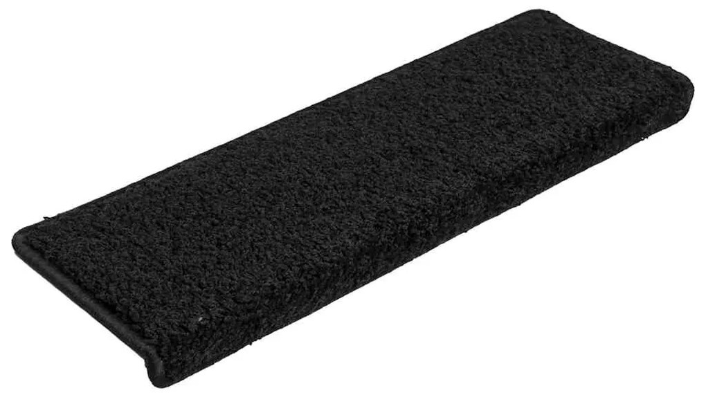 30 db fekete lépcsőszőnyeg 65 x 21 x 4 cm
