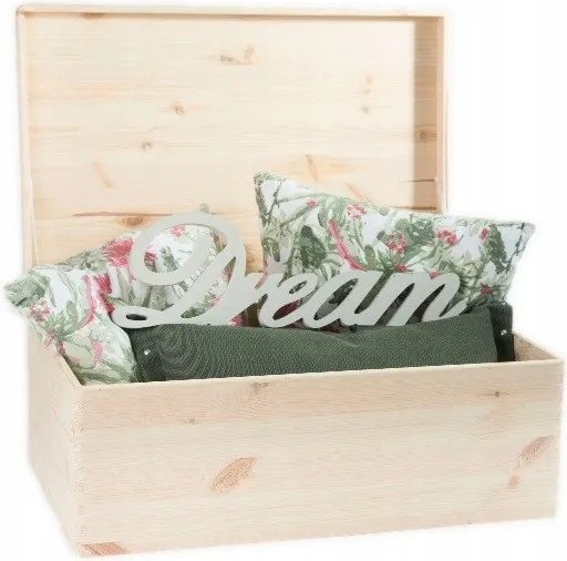 Fa Doboz Tároló Doboz 60x40-ES Méretben