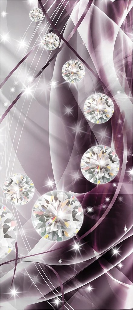 Fotótapéta Gyémánt csillogás Absztrakt Luxus Elegancia 91x211 +ragasztó