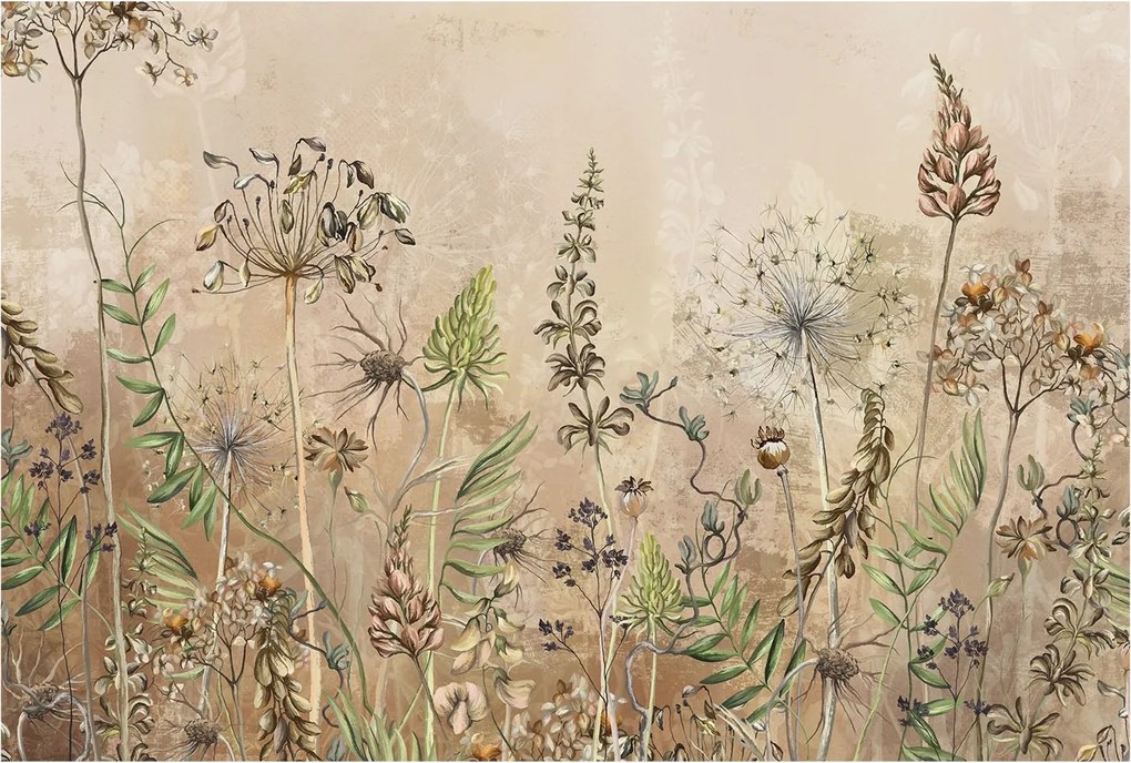 Design fotótapéta Flizelin falra Rusztikus virágok 104x70 Ragasztó