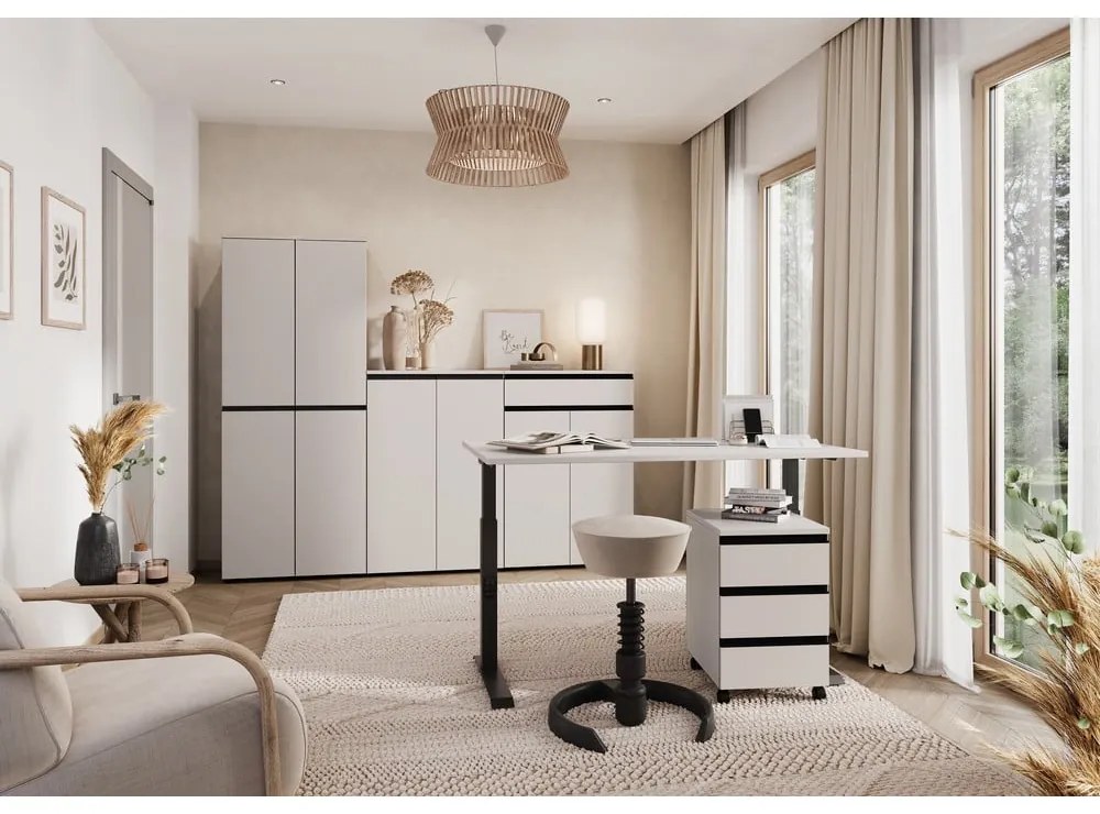 Állítható íróasztal elektromosan állítható magassággal 80x120 cm Bedano – Germania