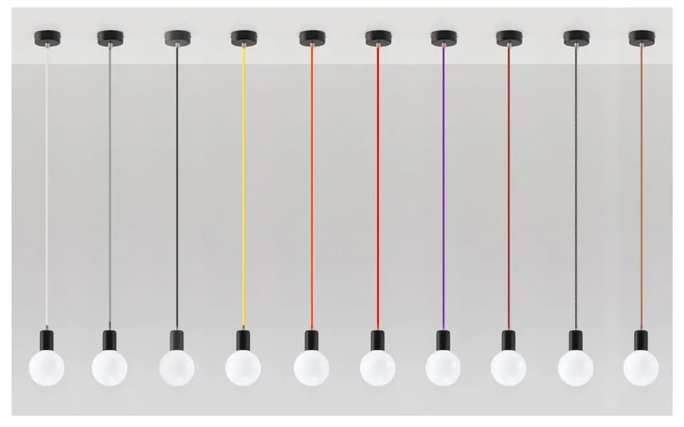 Bombilla fekete függőlámpa - Sollux