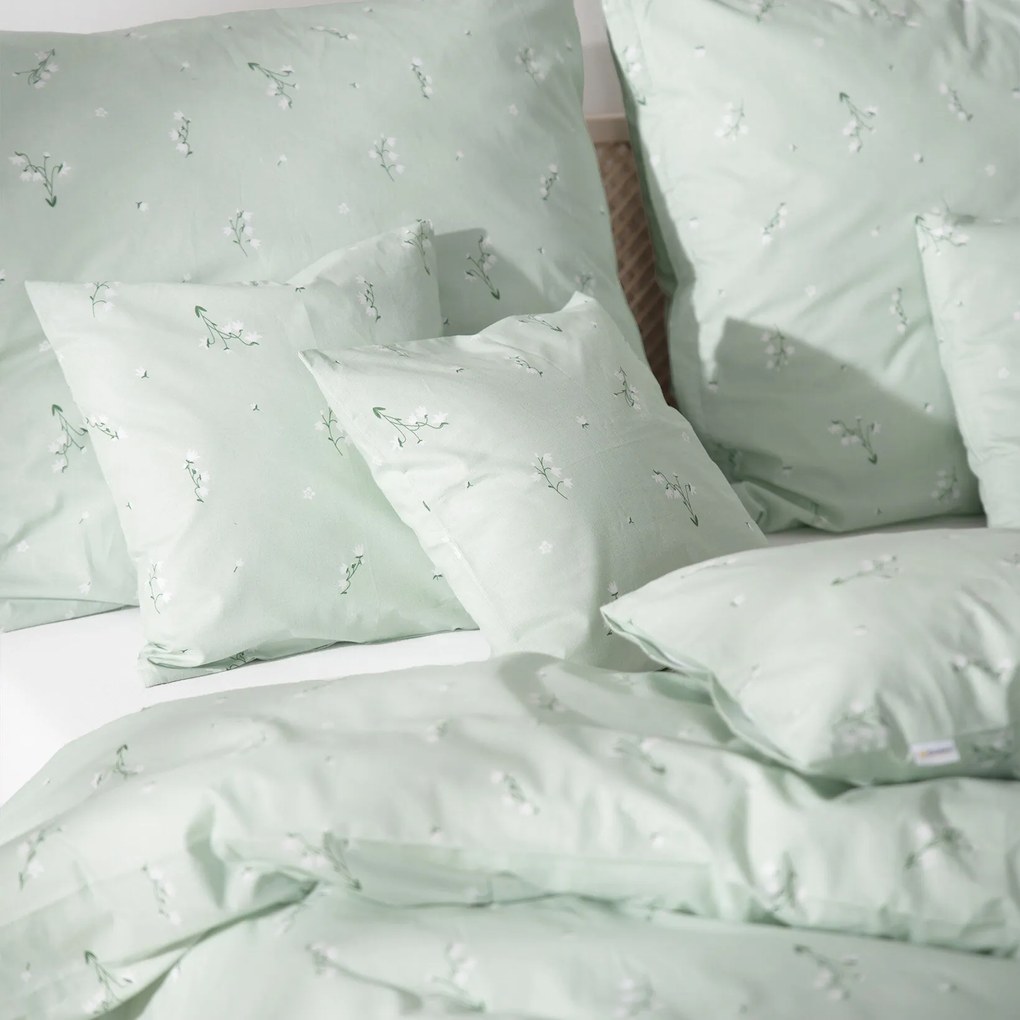 Goldea pamut ágyneműhuzat - gyöngyvirág mintás 140 x 220 és 70 x 90 cm