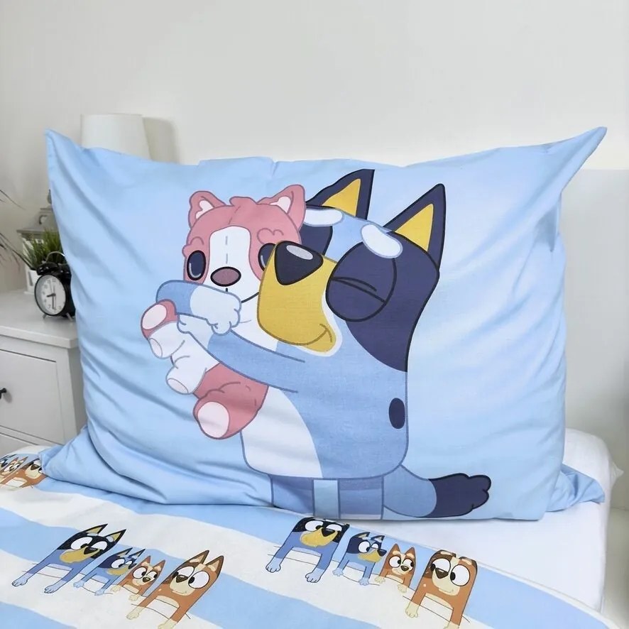 Jerry Fabrics pamut ágynemény Bluey, 140 x 200 cm,70 x 90 cm