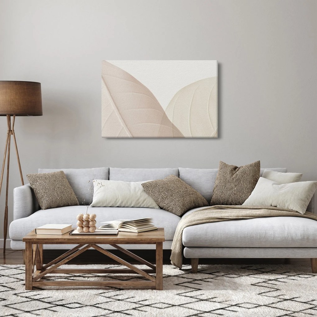 Kép - Texturált levelek (90x60 cm)