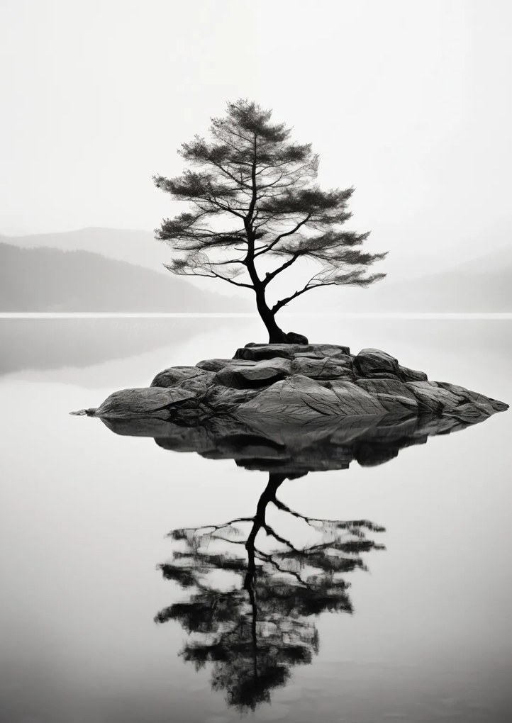 Poszter 42x59,4cm Magányos fa