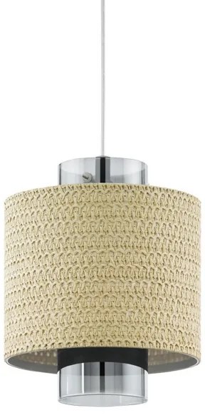 Eglo 43393 - Csillár zsinóron MEDIOUNA 1xE27/40W/230V