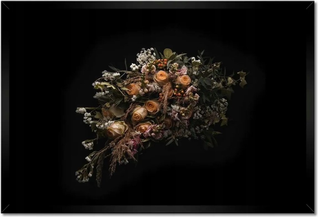 Poszterek keretben 60x40 Luxus virágcsokor