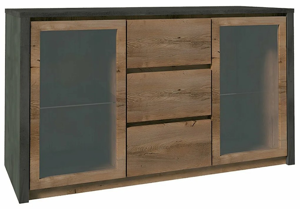 MONTANA K2D komód, szürke