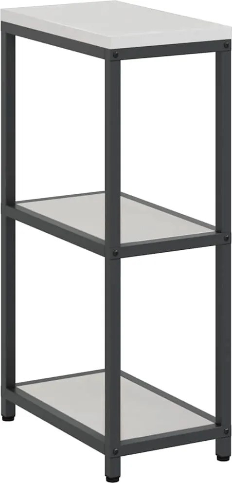 vidaXL Konyhai Tárolás polcokkal tárolóval Ezüst 60 x 50 x 92 cm Acél