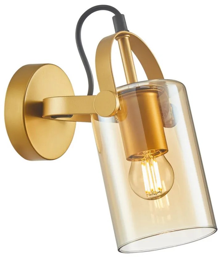 Italux NANESMA WL-32453-1 GD+AMB Fali lámpa 1x40W/E27 IP20