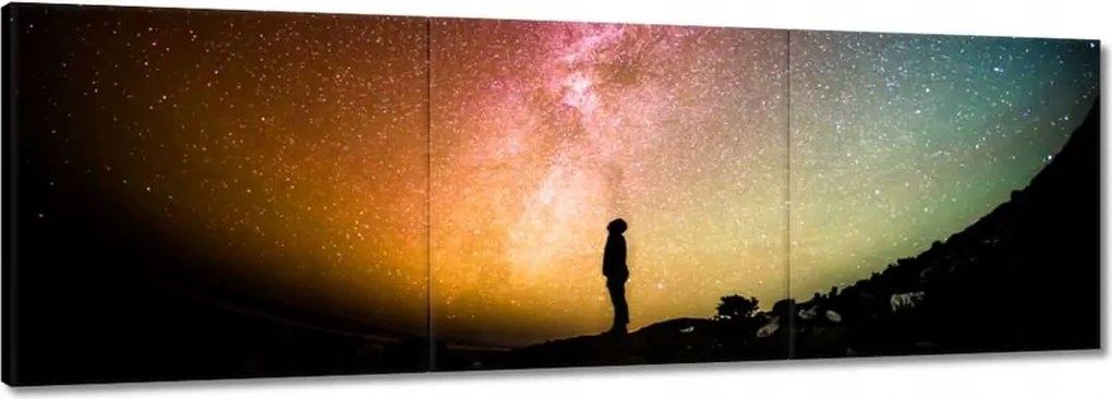 Vászonkép 60x20 Tejút