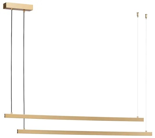 Argon 8839 - LED Csillár zsinóron MIAMI LED/74W/230V 3000K arany