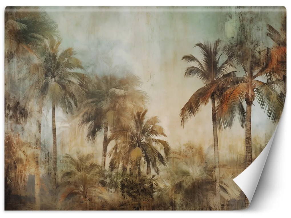 Gario Fotótapéta Retro trópusi dzsungel Anyag: Vlies, Méret: 300 x 210 cm