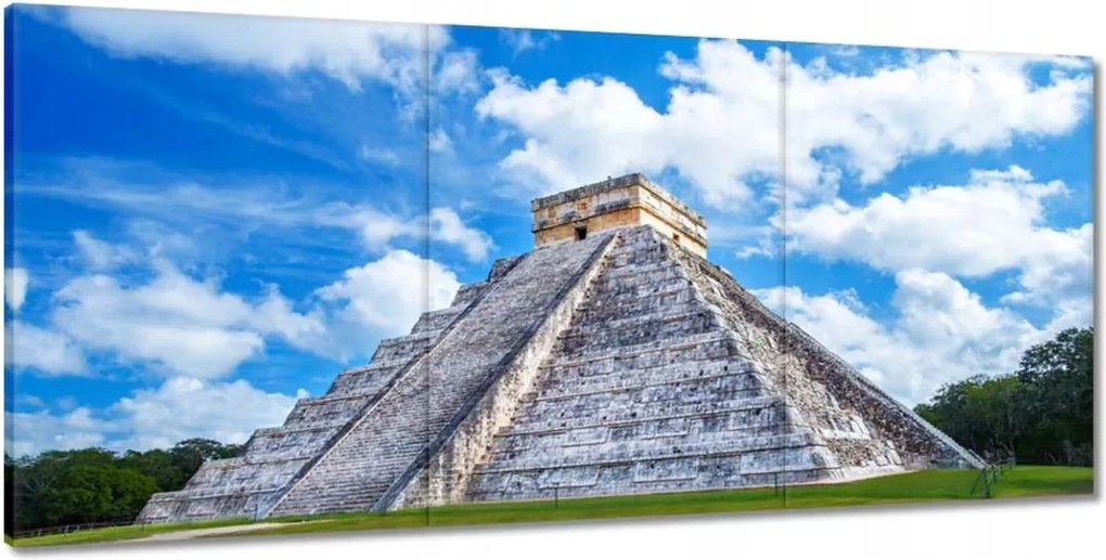 Festmények 210x100 Kukulkán piramis Mexikó
