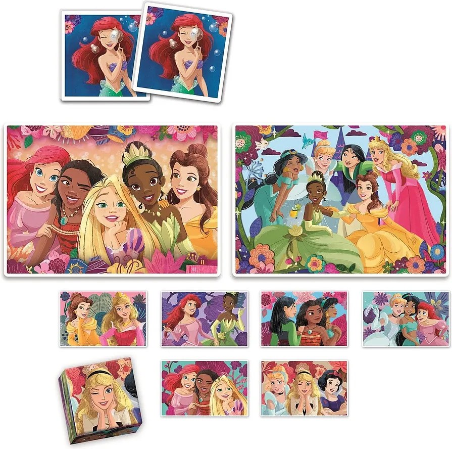 Disney Hercegnők Bonding 4 az 1-ben játékgyűjtemény Clementoni