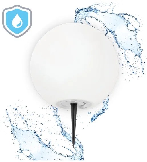 LED RGBW dimmelhető napelemes lámpa LED/5W/3,7V 3000K IP54 Ø 40 cm