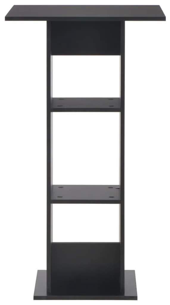 280206 Bar Table Black 60x60x110 cm