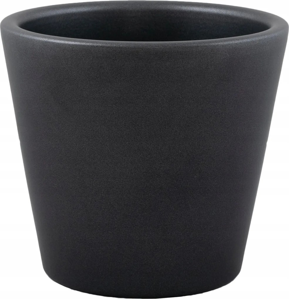 Virágtartó Sofia modern stílus k. grafit átm. 15cm