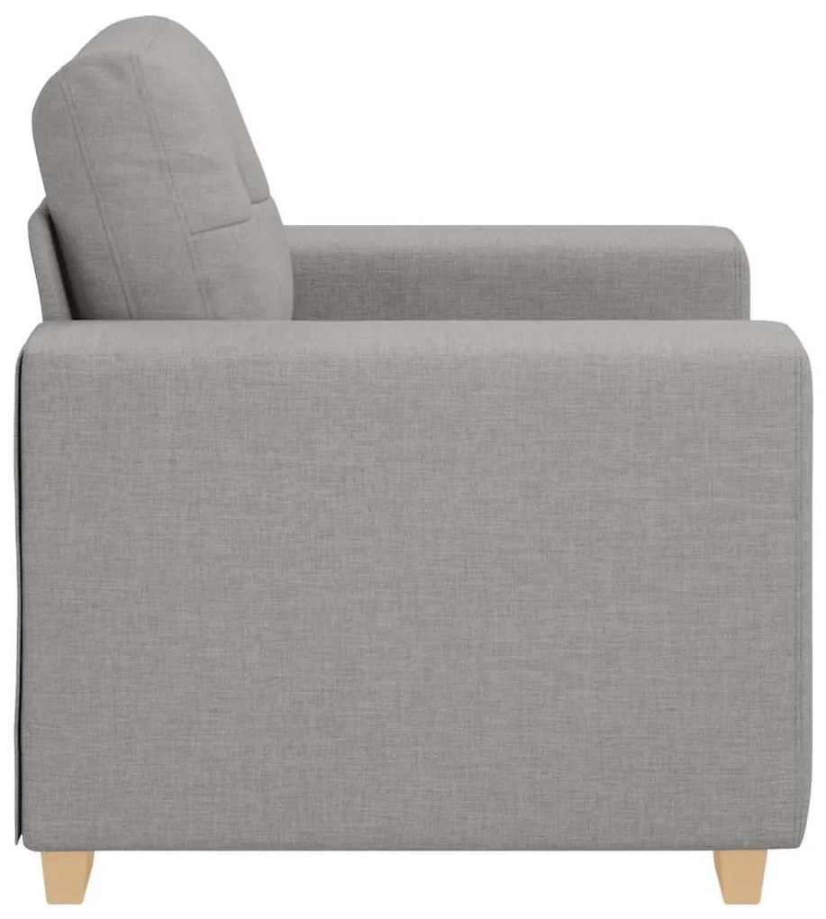 felhőszürke szövet kanapé 60 cm