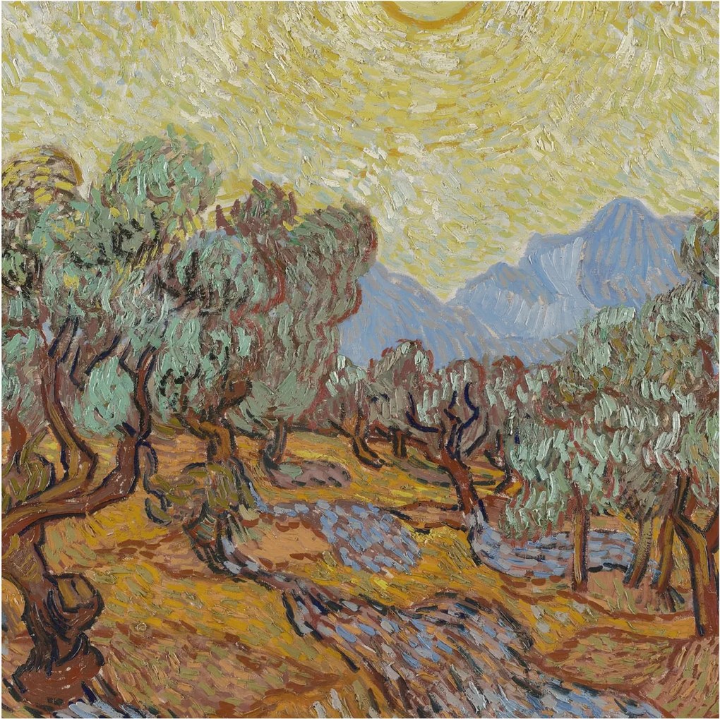 Fotótapéta Flizelin Dekoratív Hálószoba Olajfák 250x250 Ragasztó