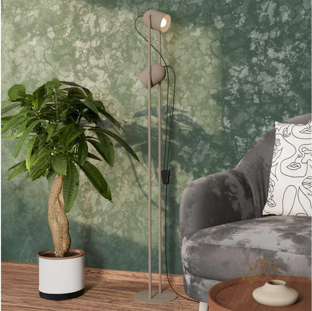 Eglo 44166 - Állólámpa TILSTON 2xE14/8W/230V bézs