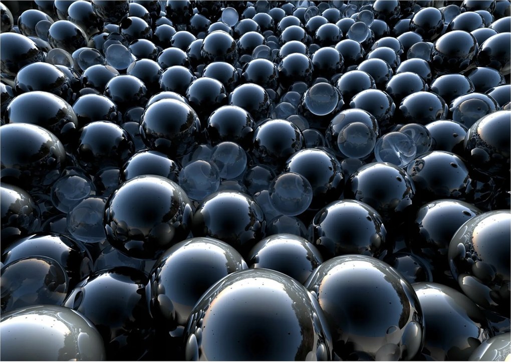 Fotótapéta absztrakt 3D gömbök fotótapéta 254 x 184