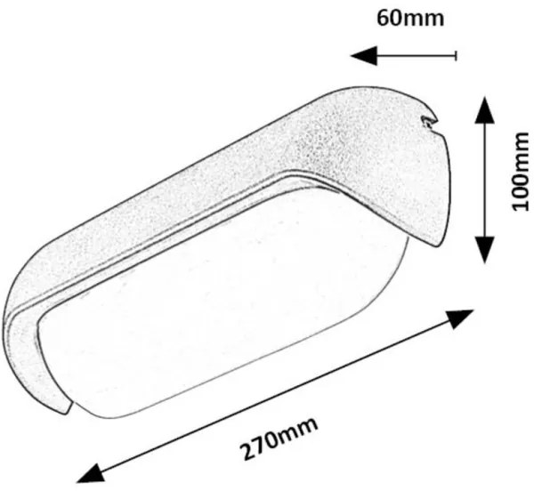 Rabalux 77041 - LED Kültéri fali lámpa HULST LED/13W/230V IP54 antracit