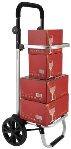 monzana® Bevásárlókocsi 56 L - fekete