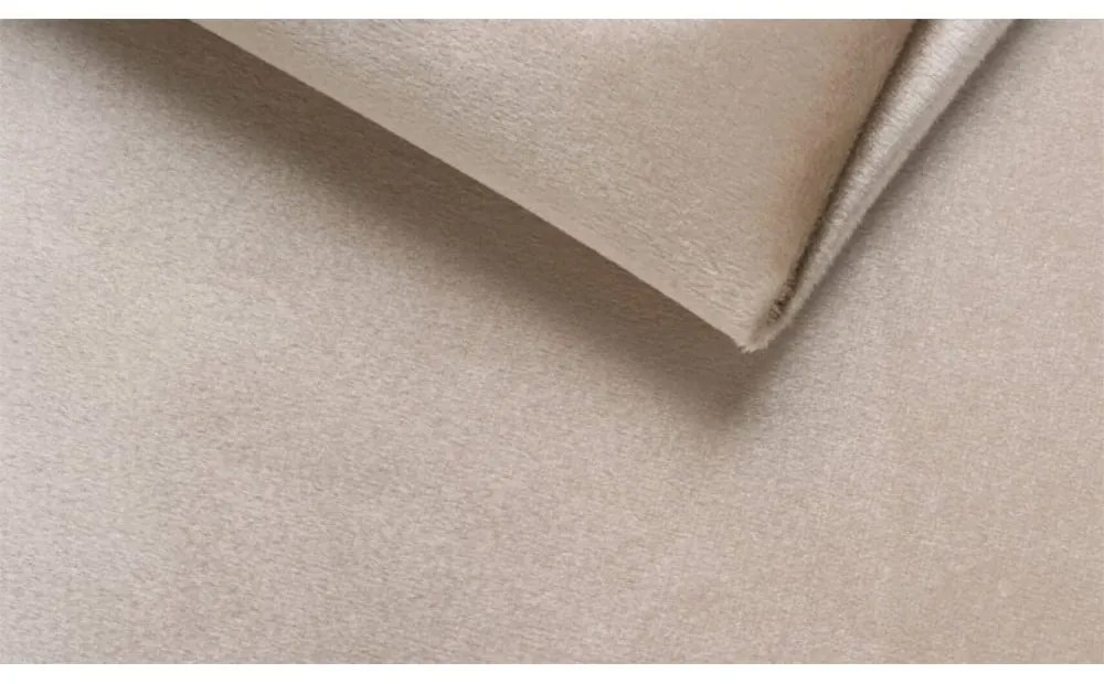 Bézs bársony fotel Chelsea – Ropez