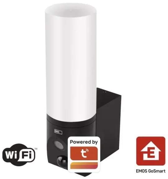 GoSmart LED/12W/230V IP65 Wi-Fi kültéri okos kamera világítással, fekete