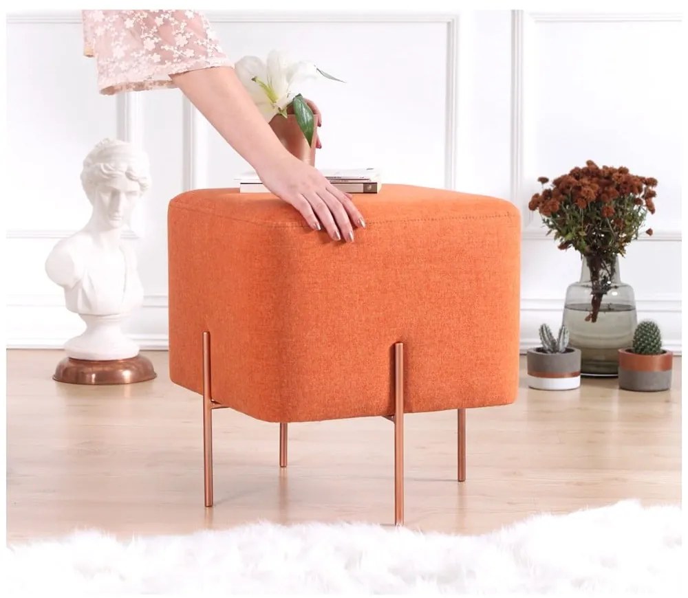 Narancssárga puff Copper – Artie