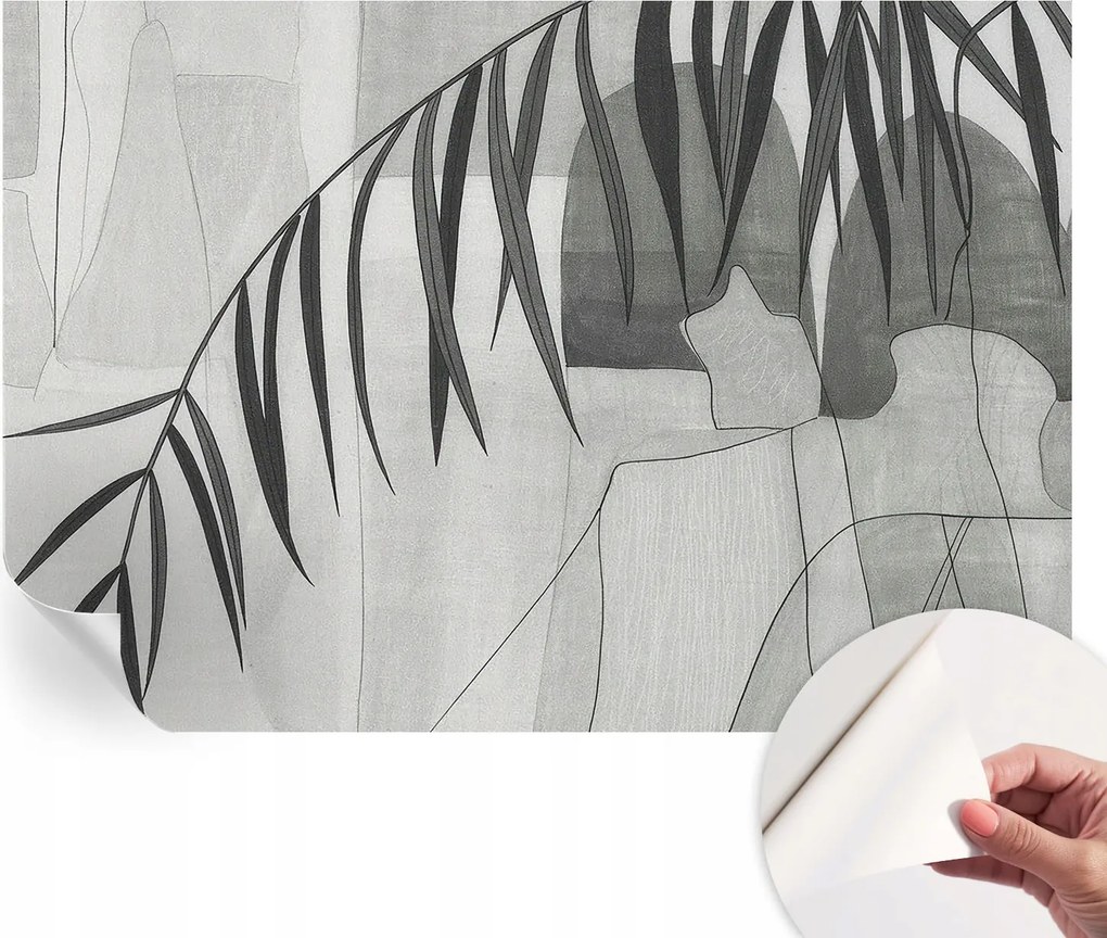 Öntapadós Dekoratív Fotótapéta Hálószobába Absztrakt pálmafa 152x104