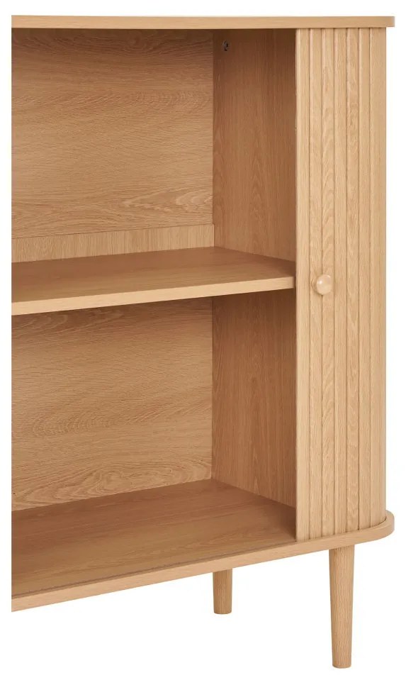 Nikko szekrény, 2 ajtó, natúr, 80x40x87 cm