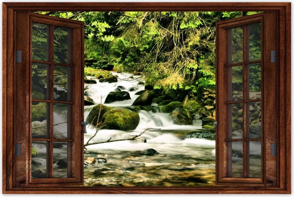 Poszterek 90x60 Folyó a Tátrában