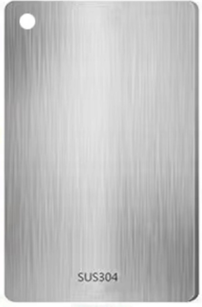 Rozsdamentes Acélból Készült Dikom Vágódeszka Tömör 24x14 cm Kétoldalas