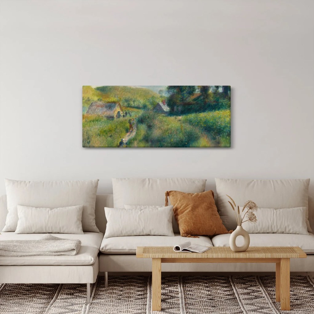 Kép - Auguste Renoir, The Mussel Harvest, reprodukciók (120x50 cm)