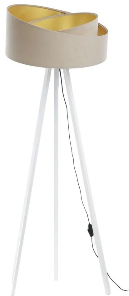 Állólámpa GALAXY 1xE27/60W/230V bézs/fehér