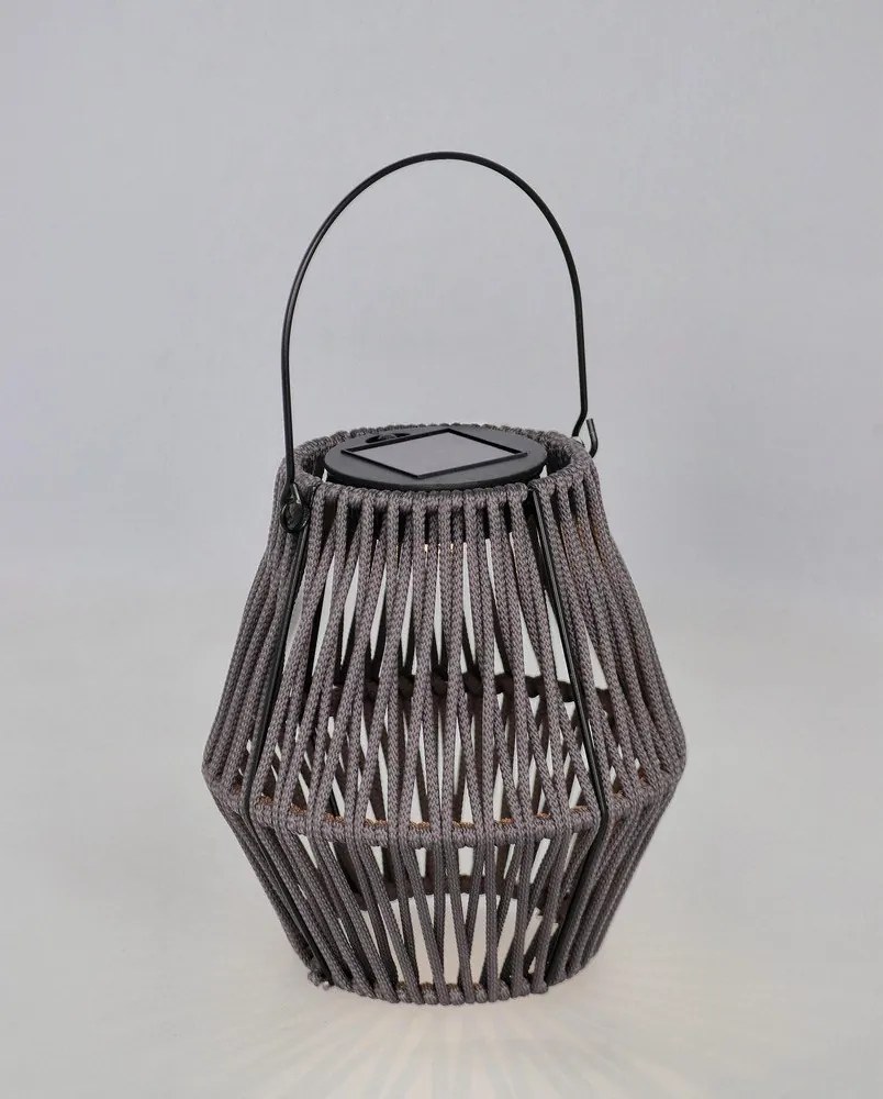 Szürke napelemes LED lámpás (magasság 17 cm) Juny – Yes Everyday