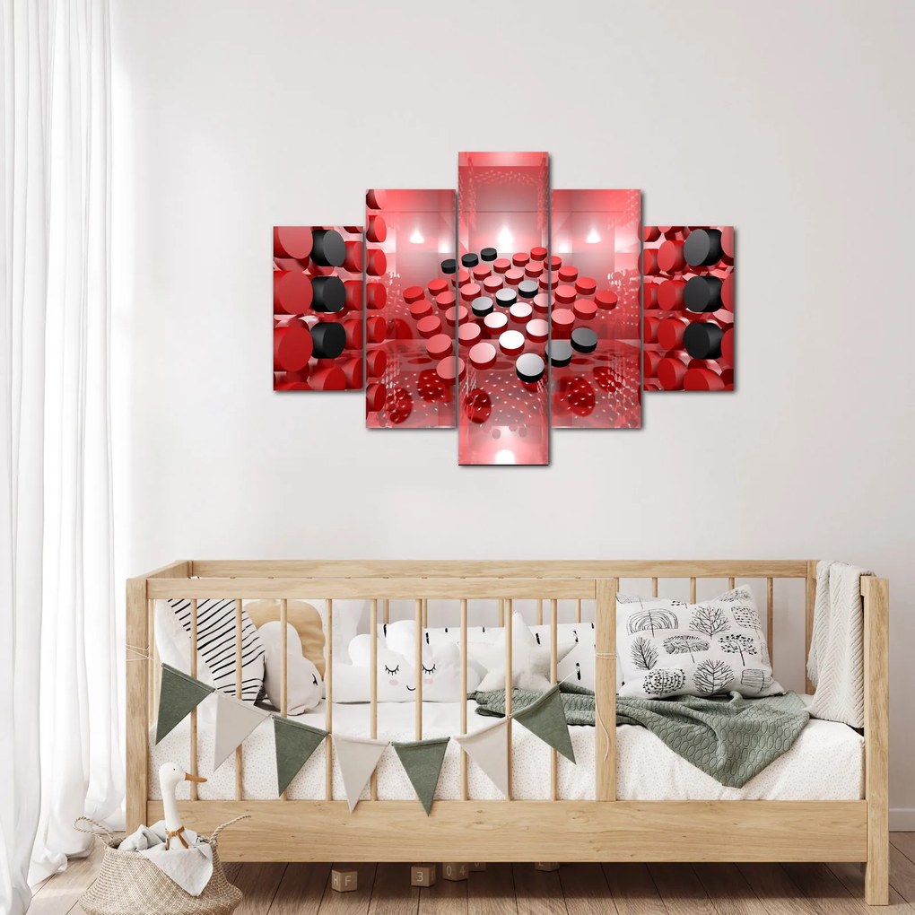 A gomb absztrakció képe (150x105 cm)