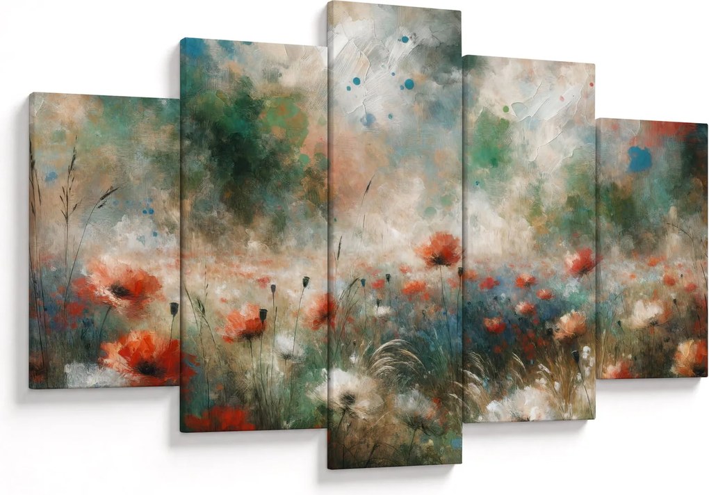 Kép – Pipacsmező absztrakciója (150x105 cm)