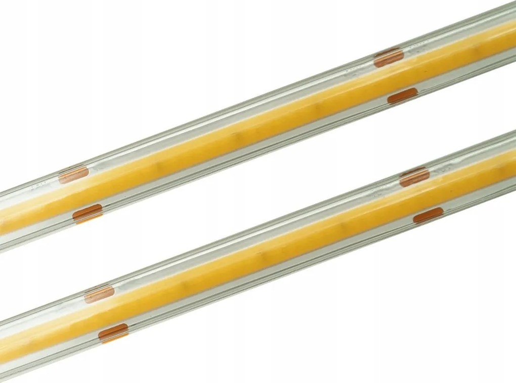 Led szalag Cob 8W Cri >90 12V hideg fehér 6500K vízálló IP65 5m