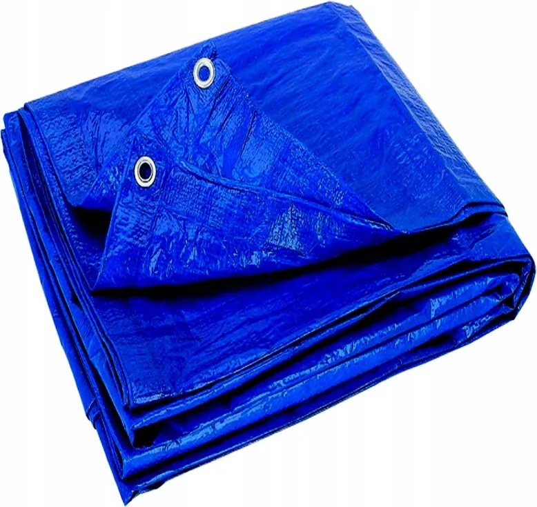 Ponyva 5x6 Kék Erősített 75G/M2