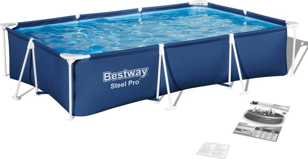 Bestway 56404N 5 az 1-ben keretes medence, 300 x 201 x 66 cm