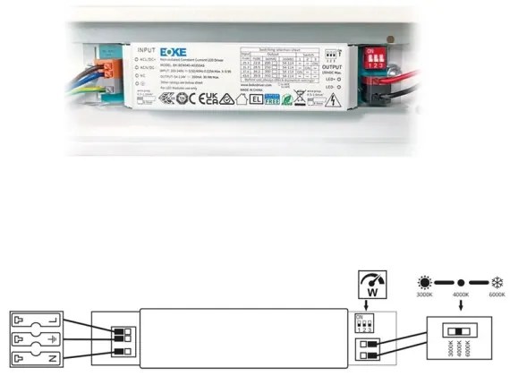 Ecolite TLSVEL2-LED20W - LED Fénycsöves lámpa VELO LED/11/15/20W/230V fehér