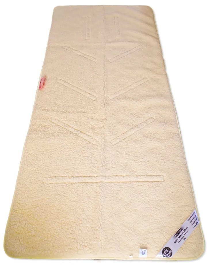 Ortho-Sleepy mágneses derékalj gyapjú steppelt 520 g/m² / 160x200 cm