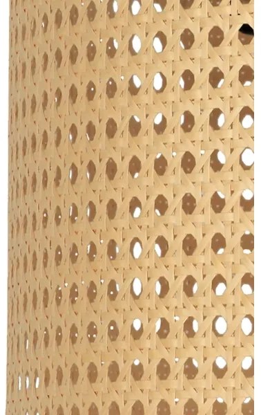 Duolla - Állólámpa ROLLER 1xE27/15W/230V átm. 45 cm rattan/fekete