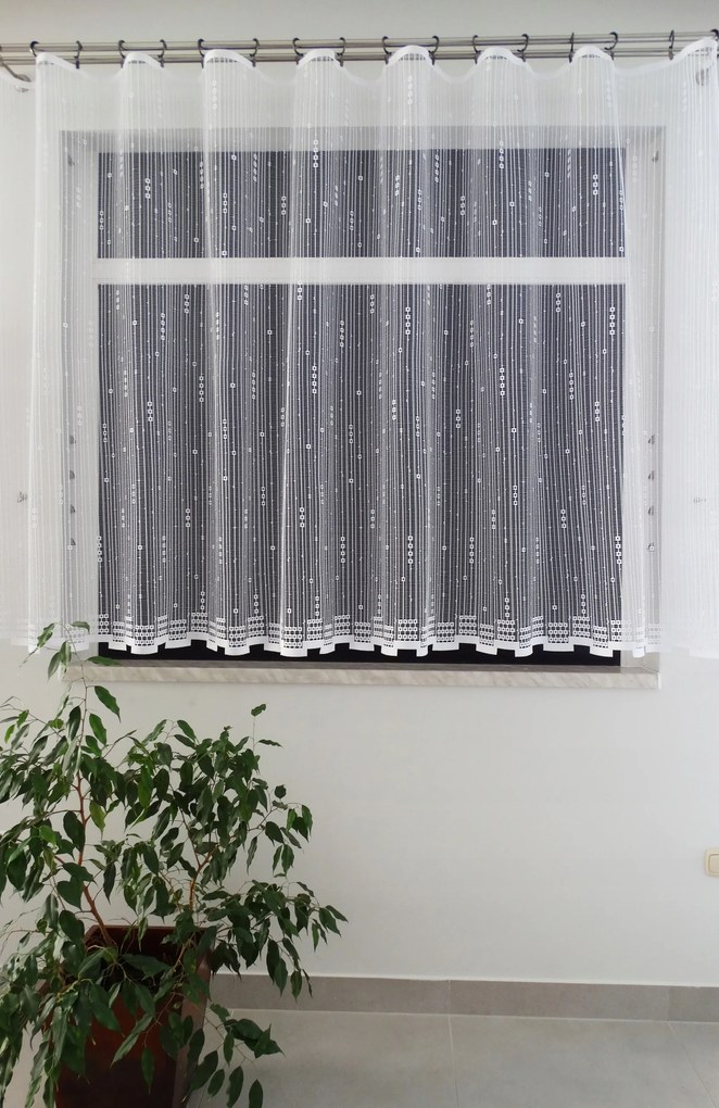 Mg Függöny 22/200 Fehér 300x150 szalaggal lengyel