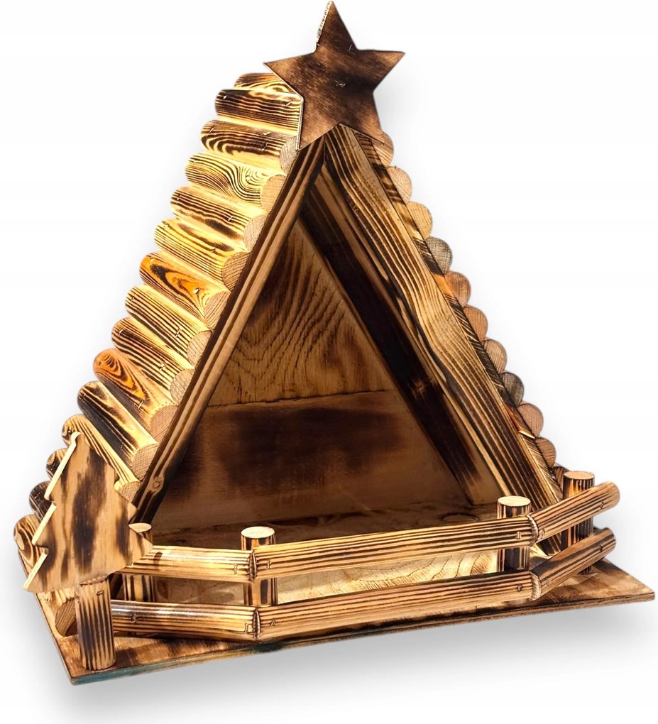 Karácsonyi betlehem fából Karácsonyi karácsonyi betlehem fából 40cm