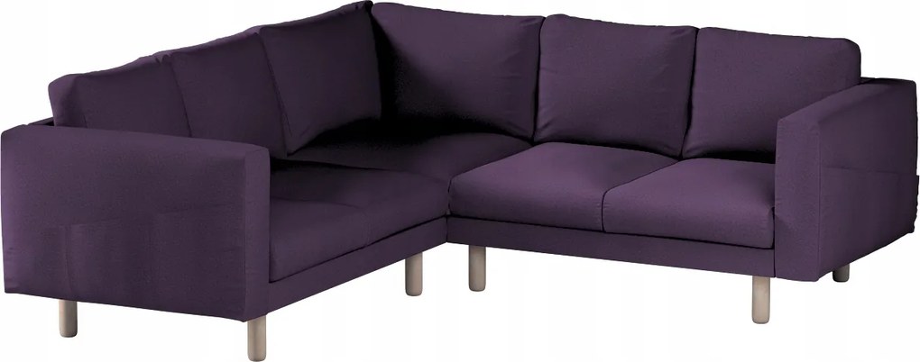 Dekoria Norsborg 4 személyes sarokkanapé huzat Ikea rózsaszín